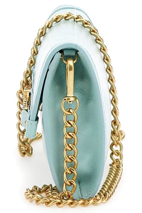 MARCIANO BY GUESS MEDIUM SATCHEL CHAIN PARADISE CLUTCH BAG S 4