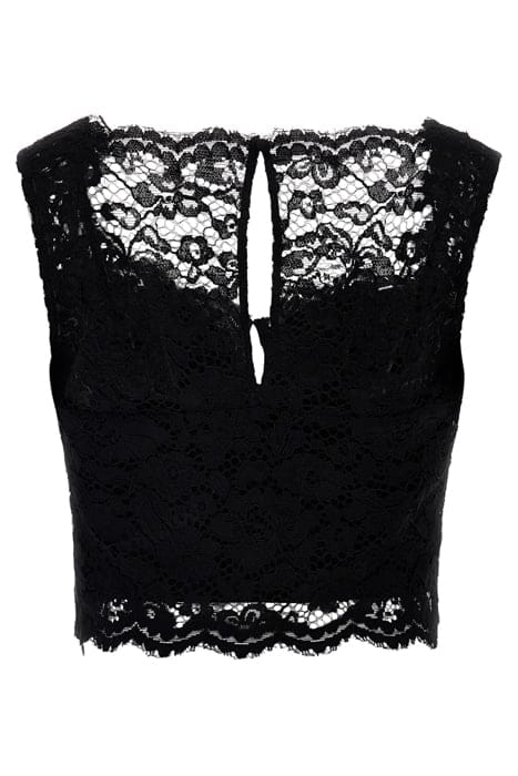 MARCIANO BY GUESS CORSET VESPER TOP JET BLACK 5