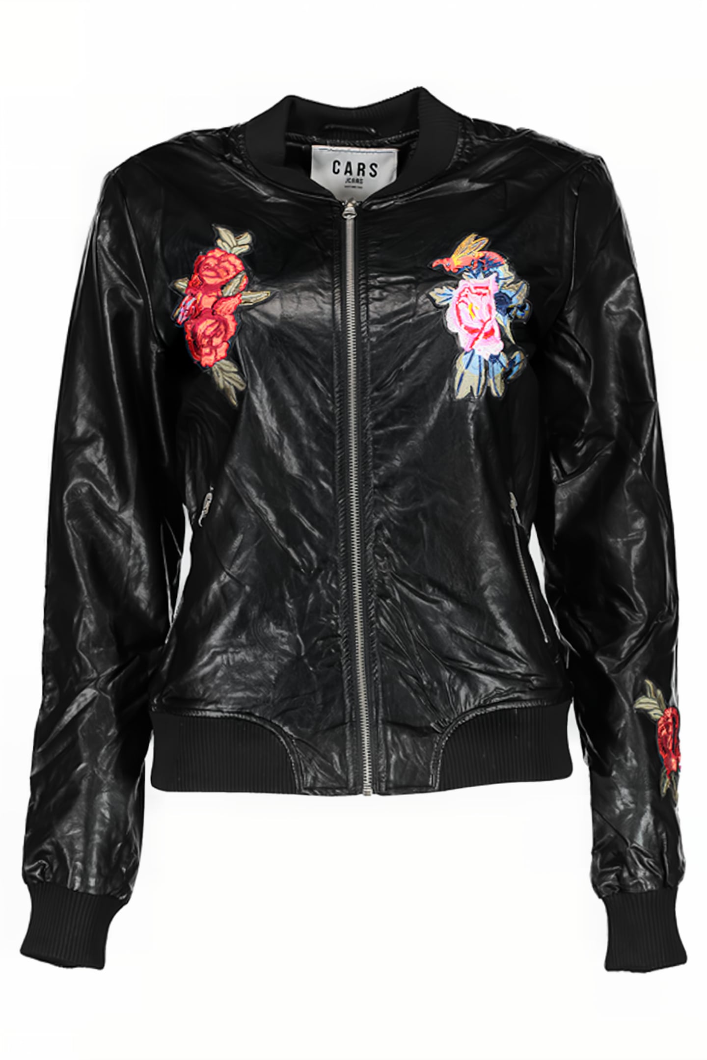 ZINOS PU BRODERIE BLACK 1