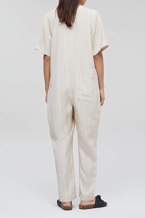 SHORT SLEEVE OVERALL PANTS GRAIN BEIGE 2