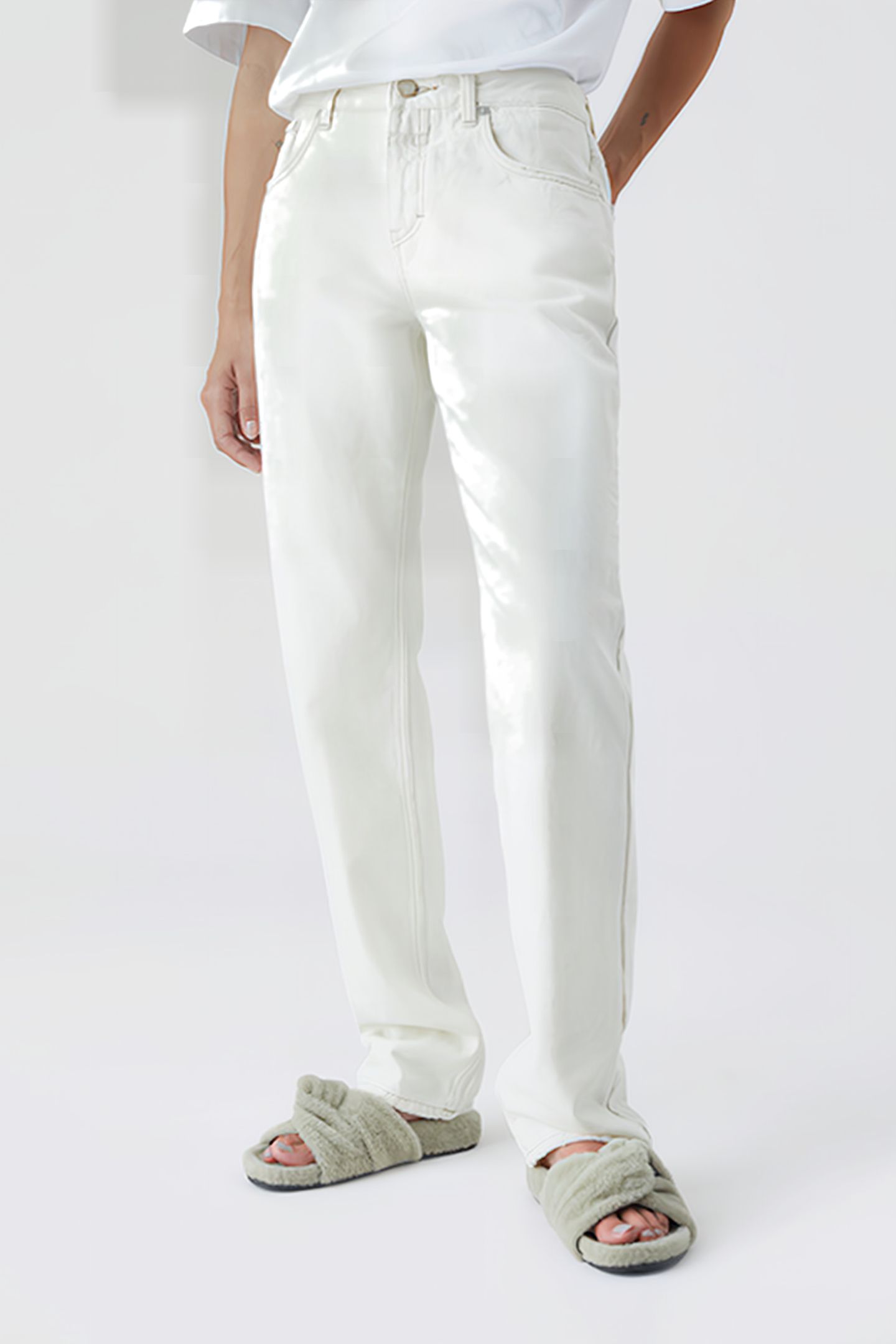 BRISTON JEANS CREME 1
