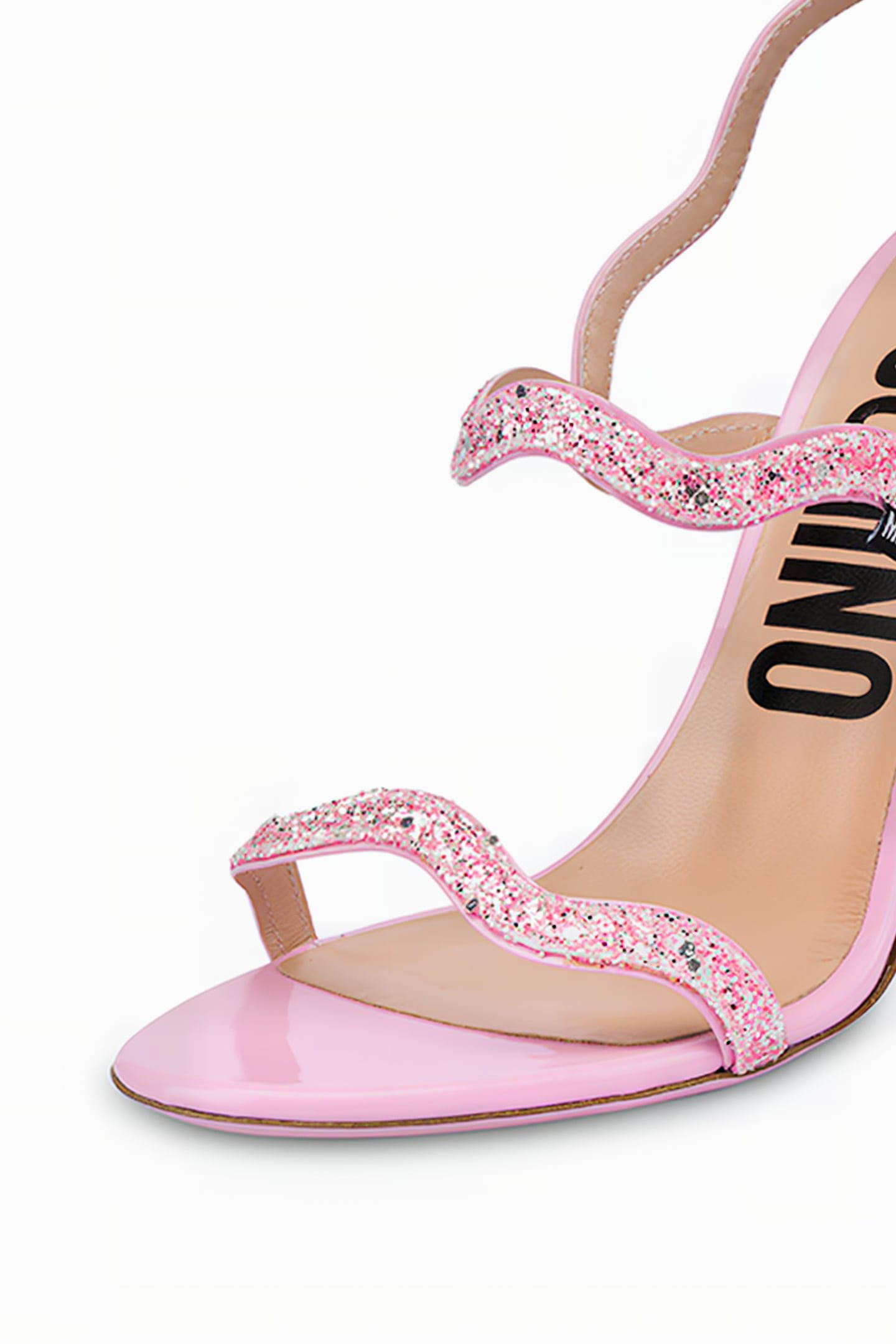 RIC RAC GLITTER HIGH SANDALS PINK 4