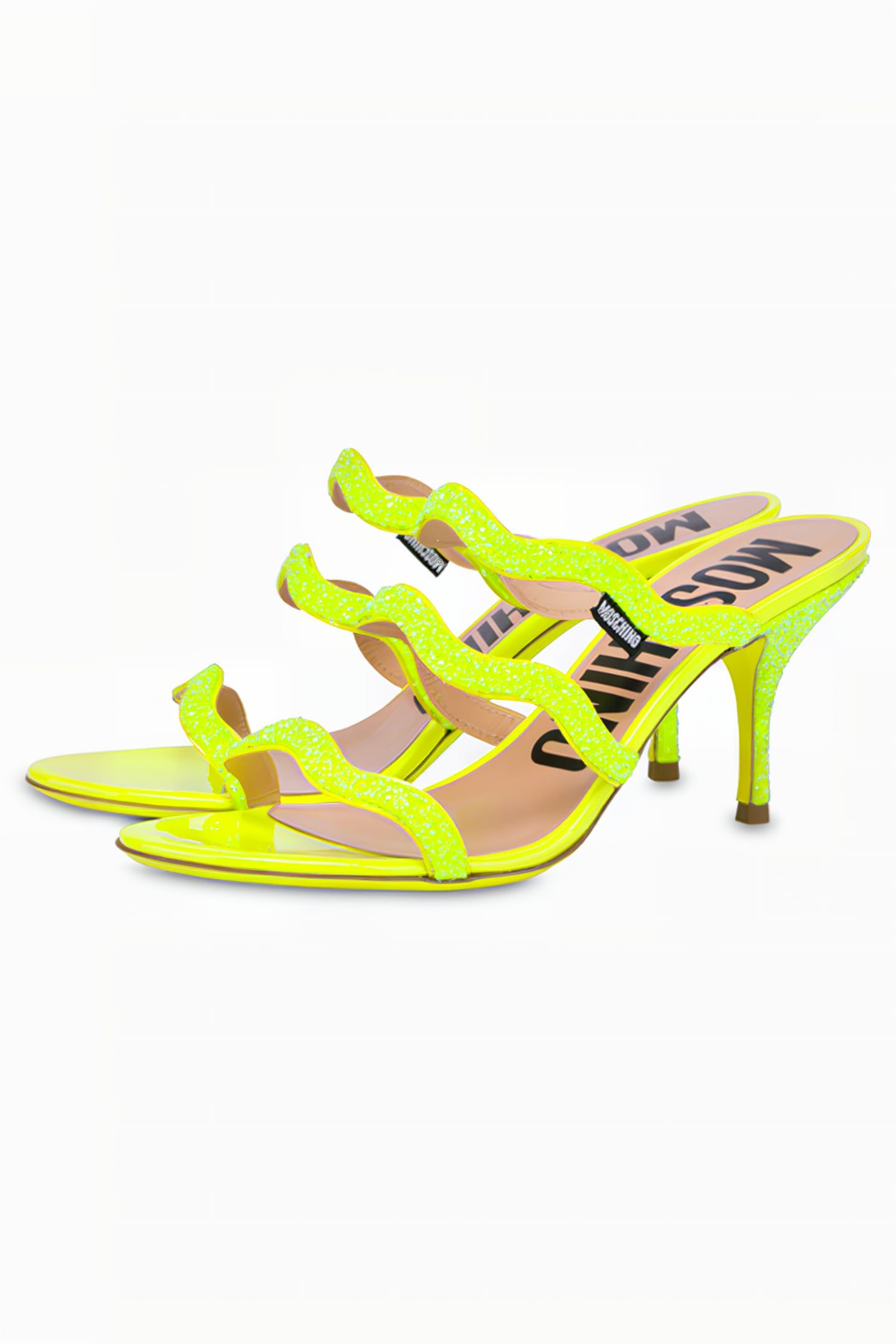 RIC RAC GLITTER SANDALS YELLOW 2