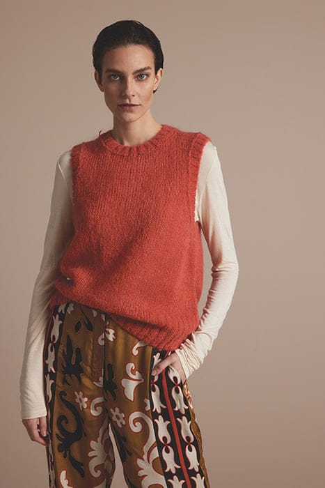 SPENCER MOHAIR BLEND KNIT ROUGE 1