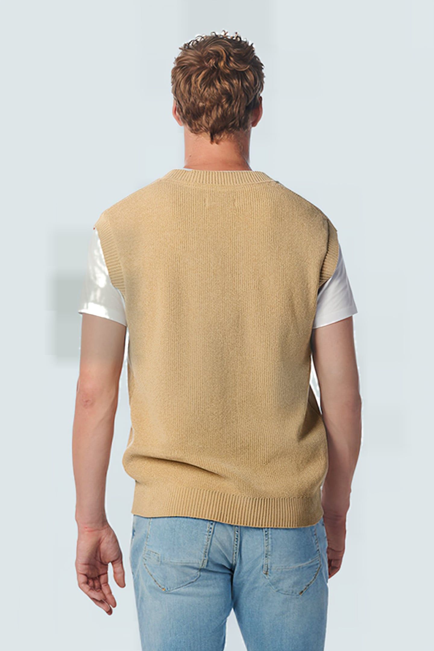 SPENCER V-NECK RIB CHENILLE 2 COLOURED KIT 2