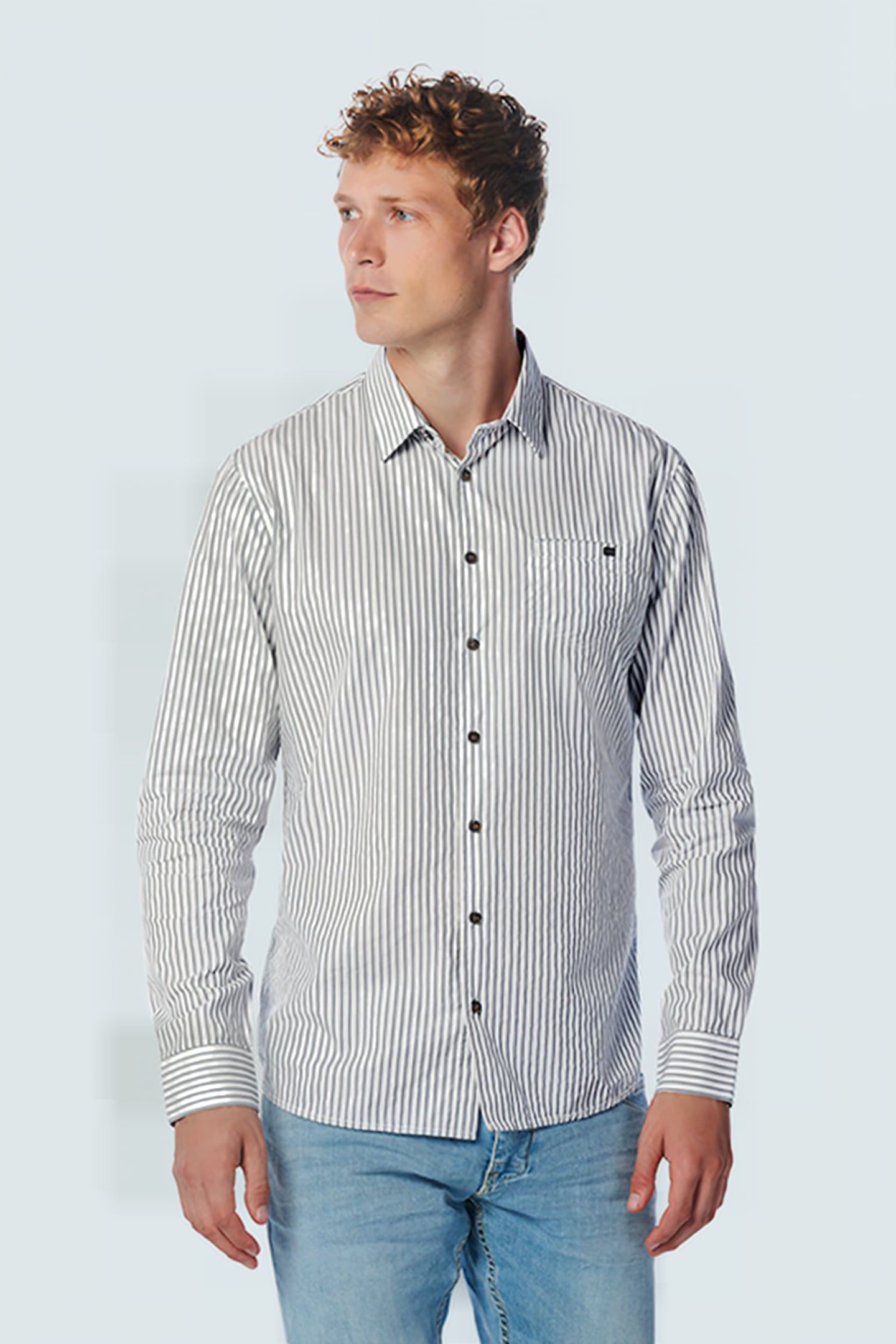 SHIRT STRIPES WHITE 1