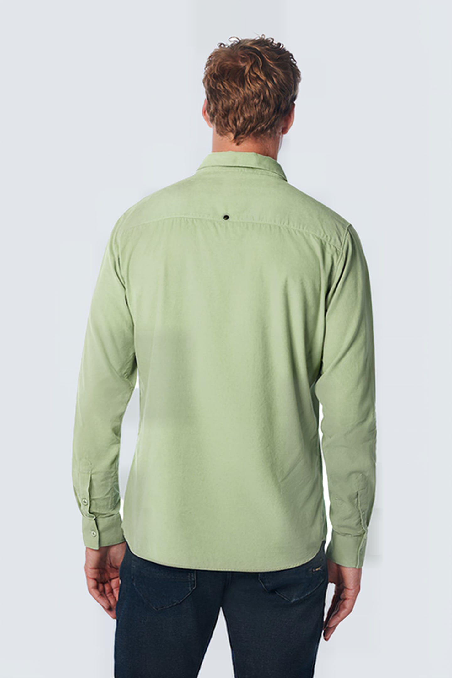 SHIRT CORDUROY LIGHT SEAGREEN 2