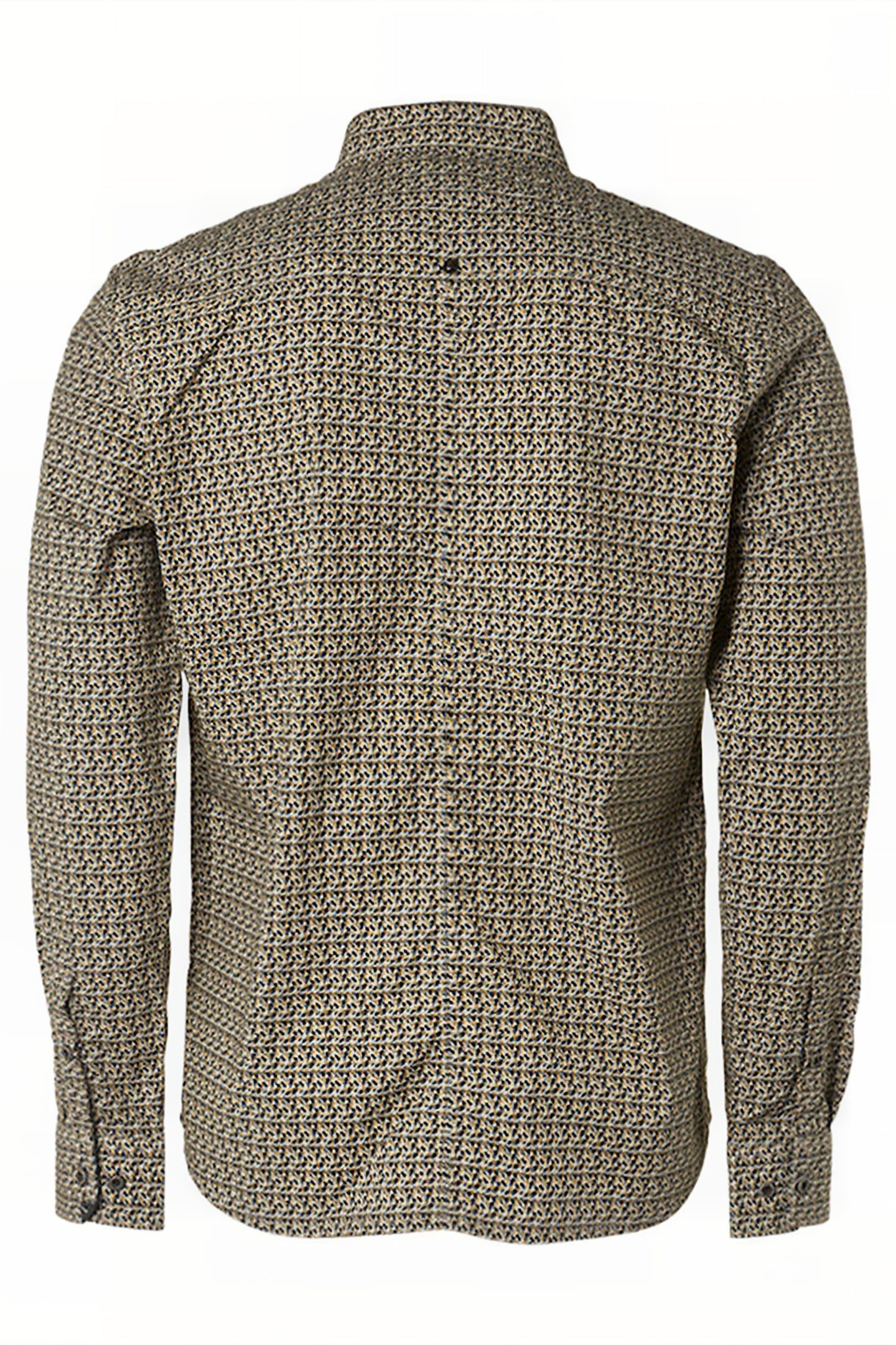 SHIRT STRETCH ALLOVER PRINTED BLACK 2