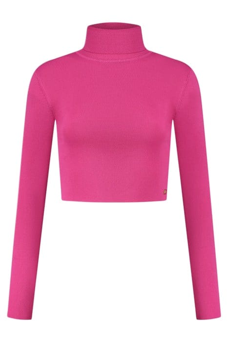 JOLIE CROPPED TOP RASPBERRY ROSE 2