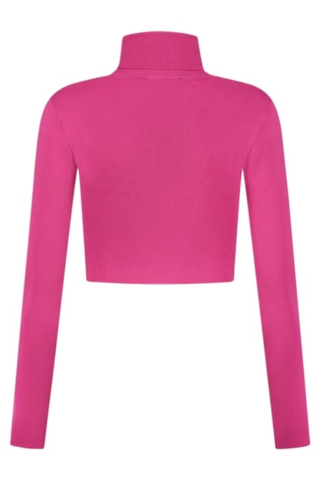 JOLIE CROPPED TOP RASPBERRY ROSE 3