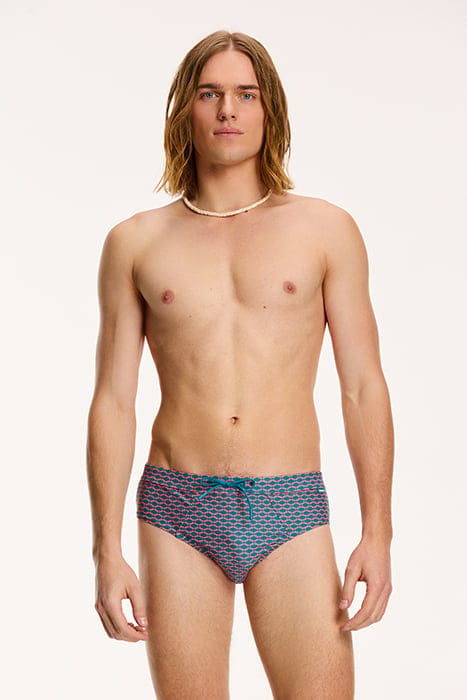 MEN SWIMBRIEF HAMMAM DEEP LAGOON BLUE 1