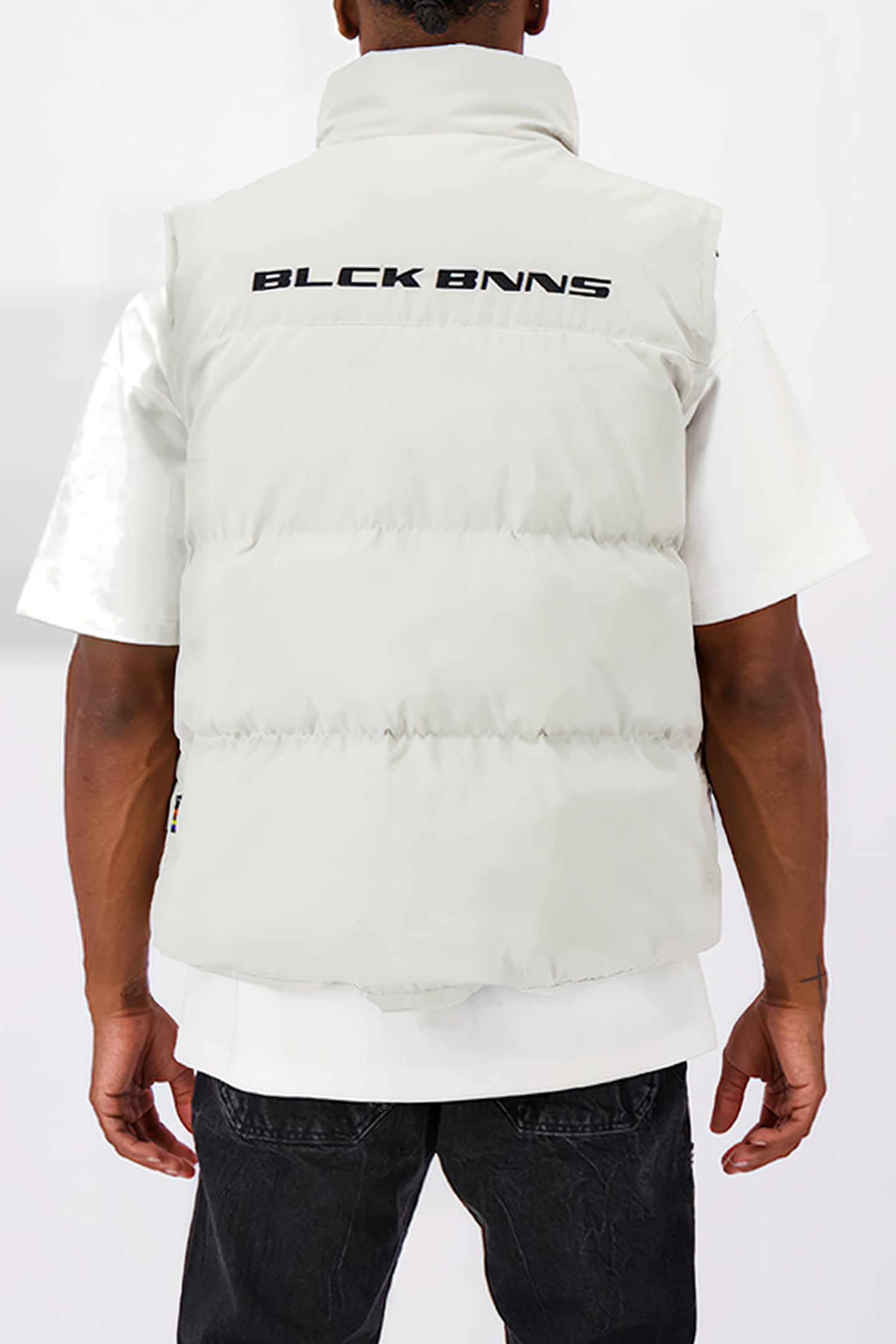 BLOCK BODYWARMER GREY 2