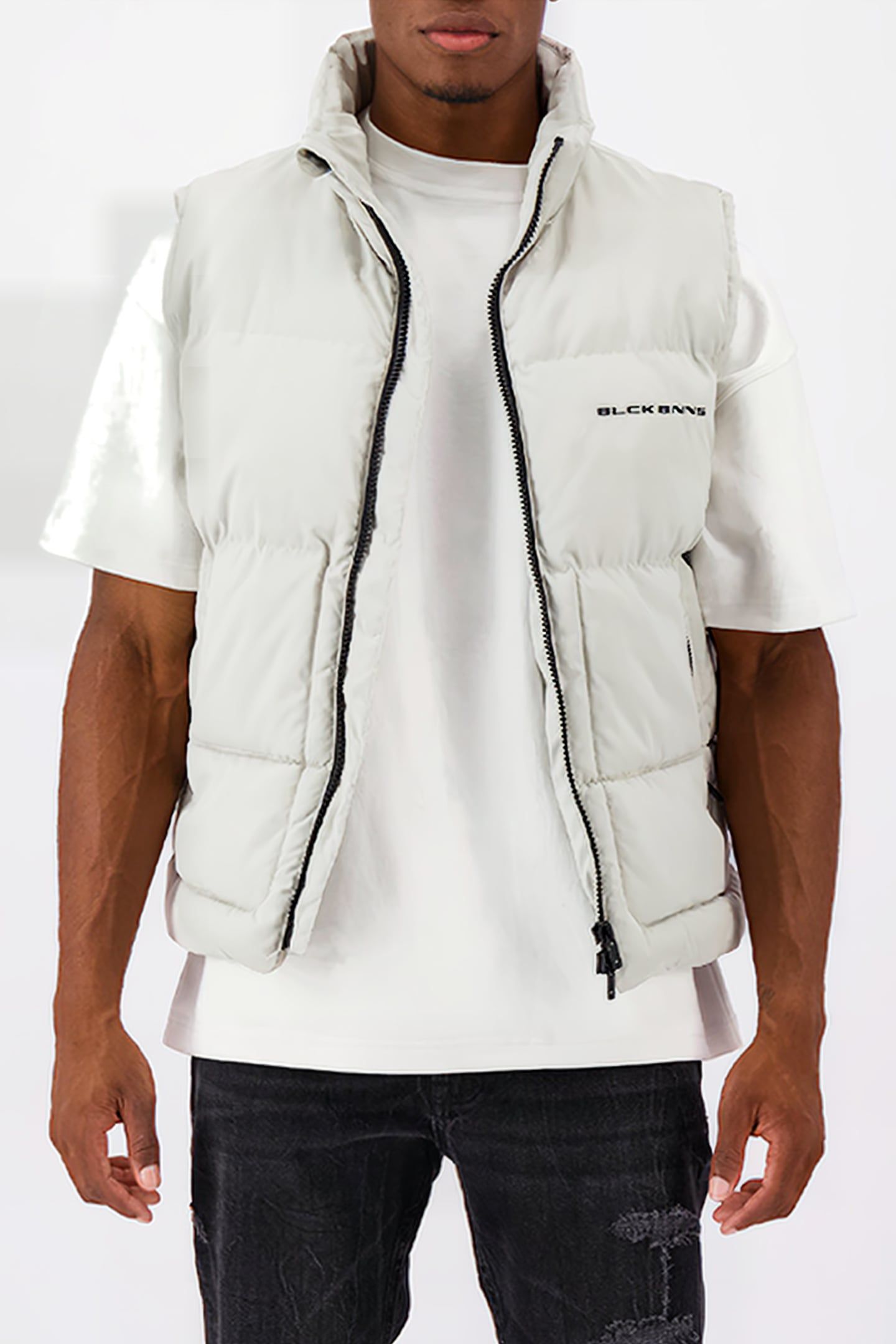 BLOCK BODYWARMER GREY 6