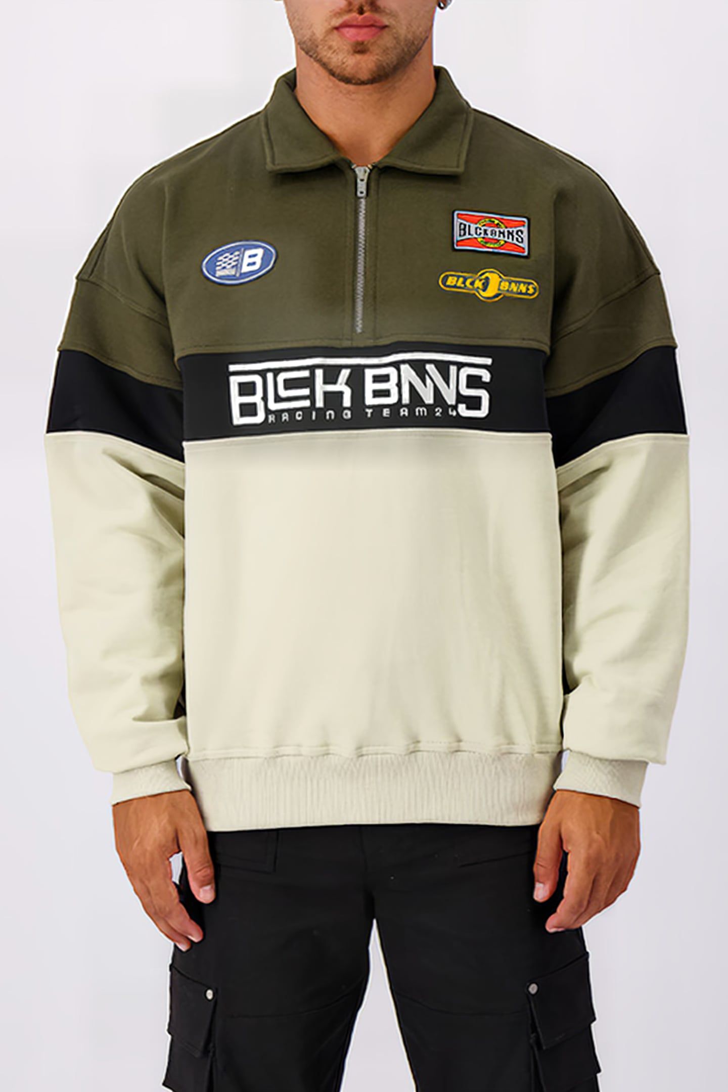 RACING ZIPPED SWEATER MULTI-COLOUR 1
