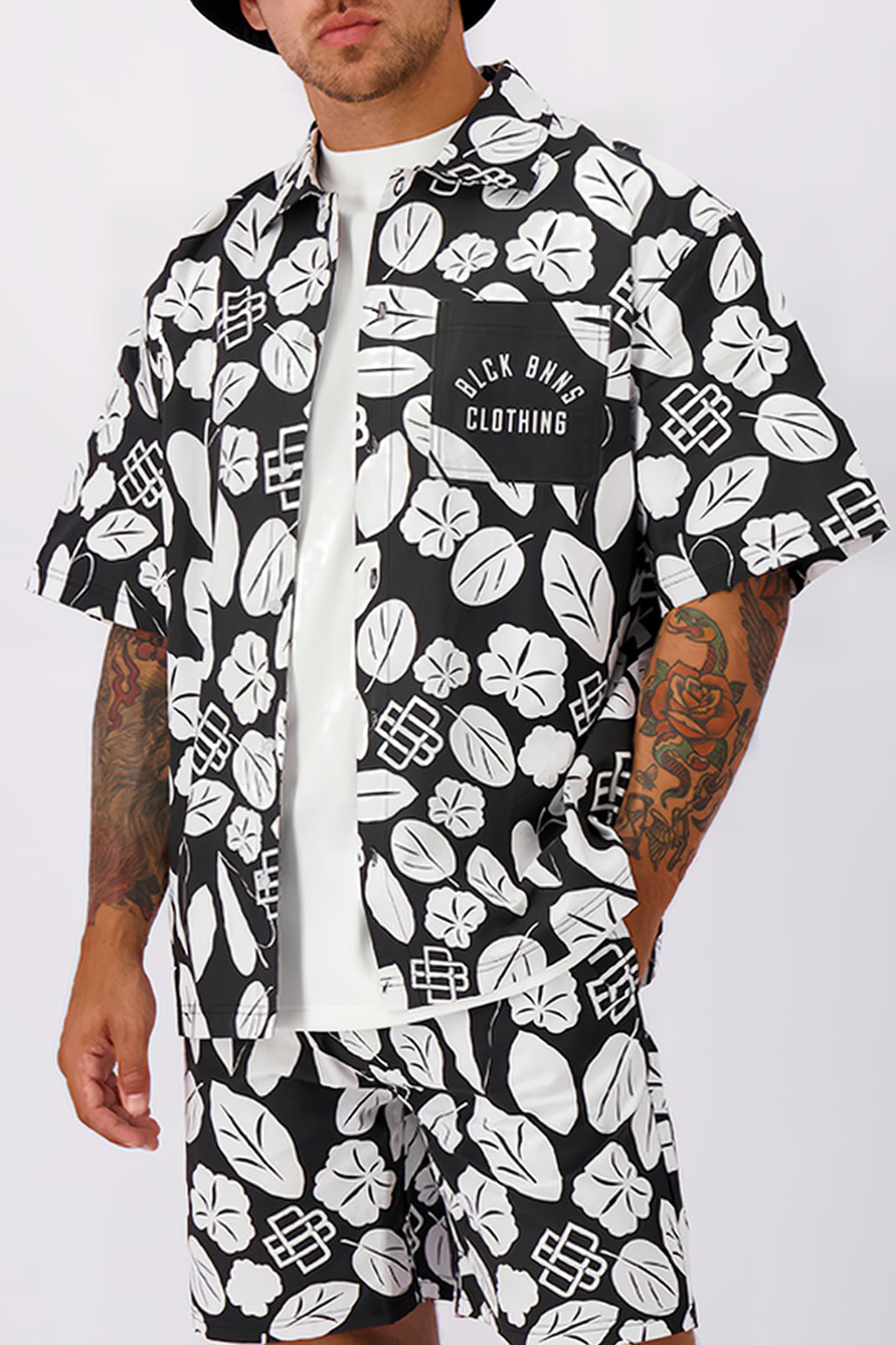 BOHEMIAN SHIRT BLACK/WHITE 6
