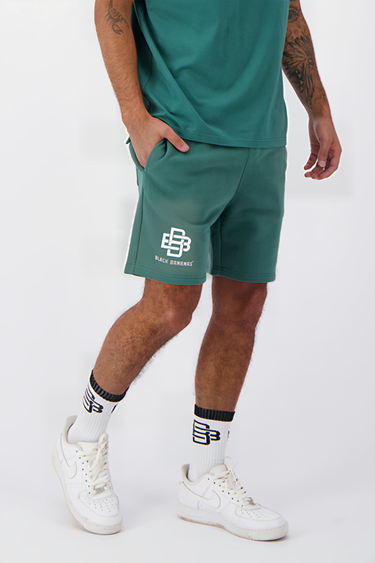 CITY SWEATSHORTS GREEN 4