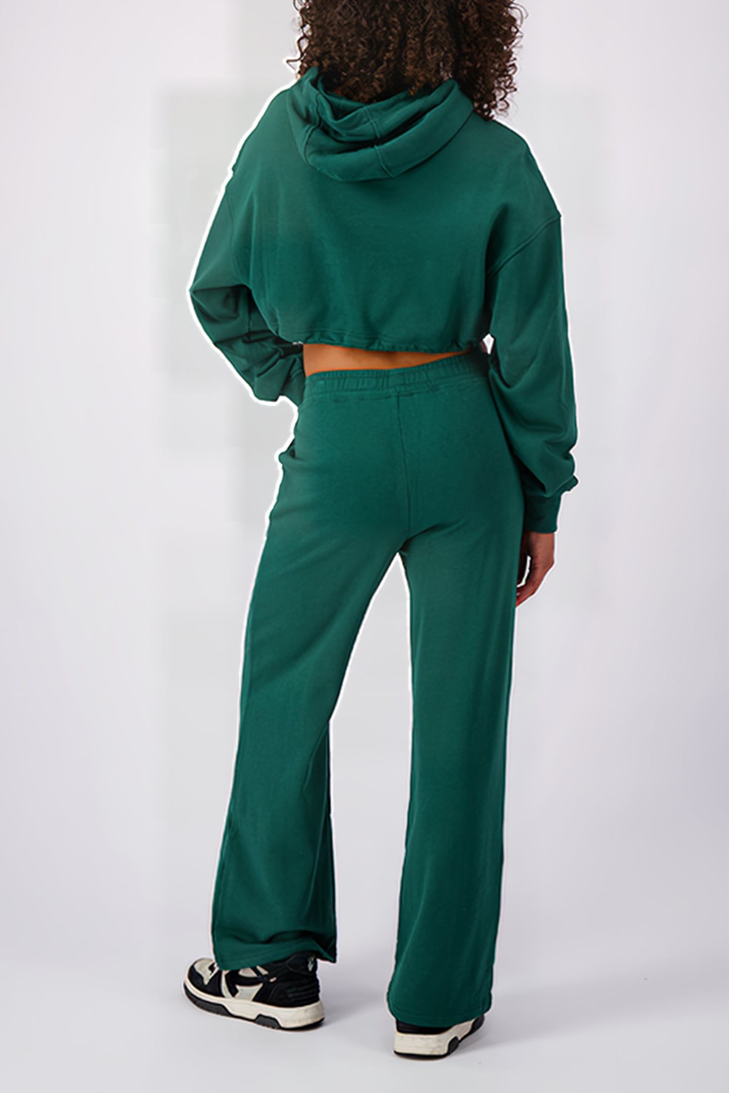 MONOGRAM HOODIE DARK GREEN 4