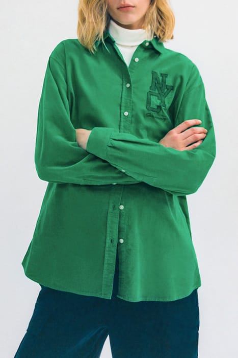 GREEN ORGANIC NEEDLECORD SHIRT 5