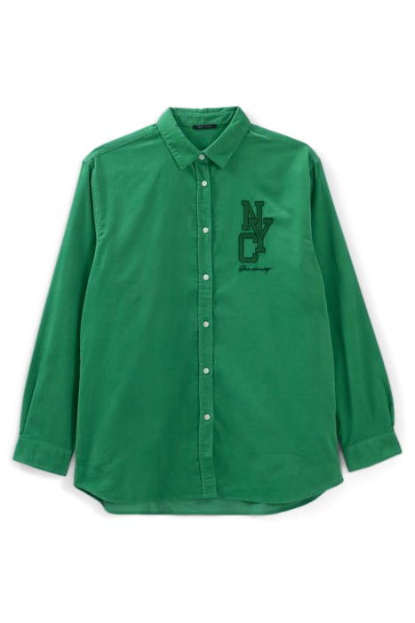 GREEN ORGANIC NEEDLECORD SHIRT 3