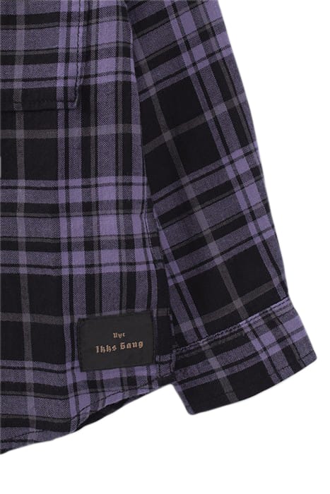 BOYS’ PURPLE CHECK MIX SHIRT 5