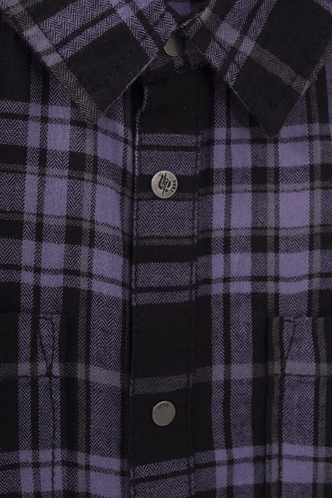 BOYS’ PURPLE CHECK MIX SHIRT 6
