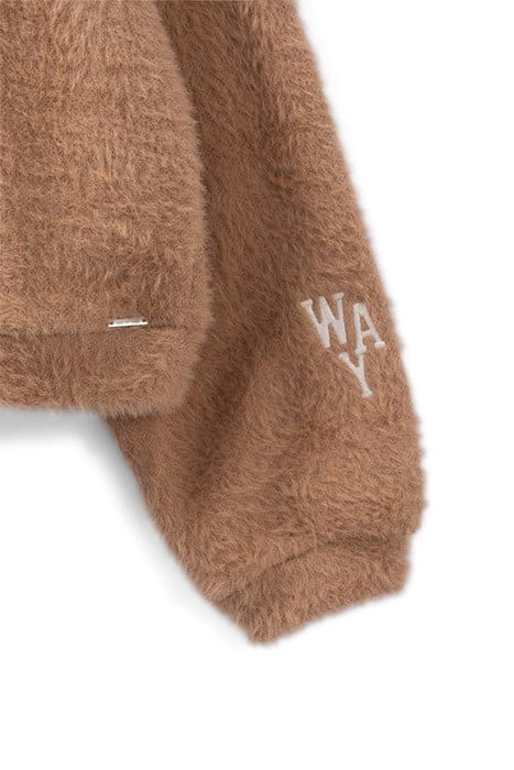 GIRLS’ BEIGE FLUFFY KNIT SWEATSHIRT 4