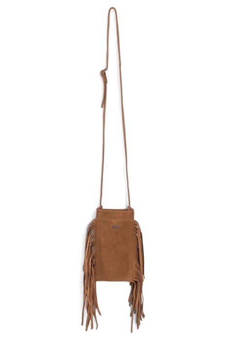 GIRLS’ CAMEL FRINGED SMARTPHONE BAG 2