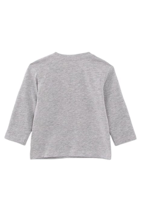 BABY BOYS’ GREY T-SHIRT WITH LENTICULAR SKATEBOARD IMAGE 2