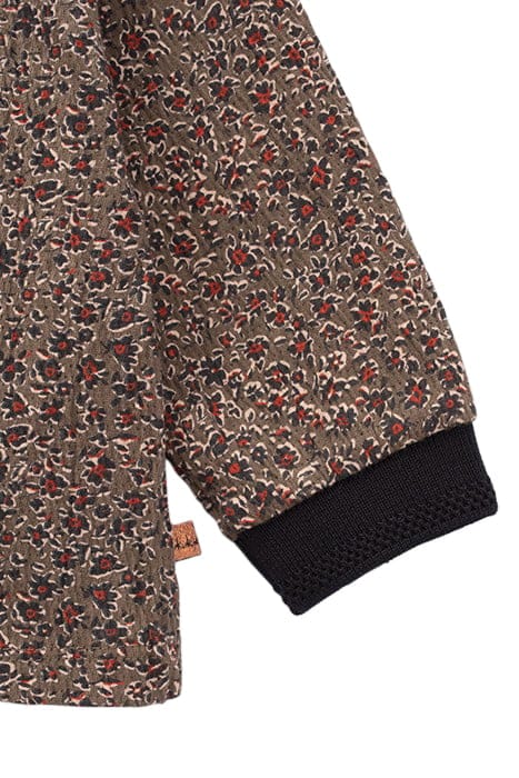 BABY GIRLS’ KHAKI LEOPARD FLORAL PRINT BLOUSE 5