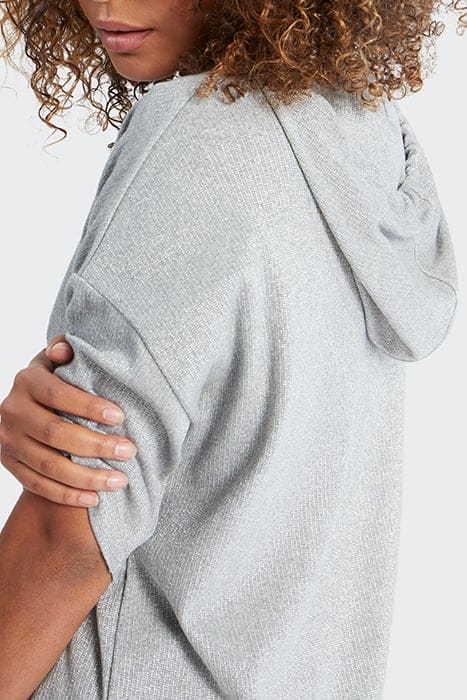 SILVER KNIT HOODED TOP 6