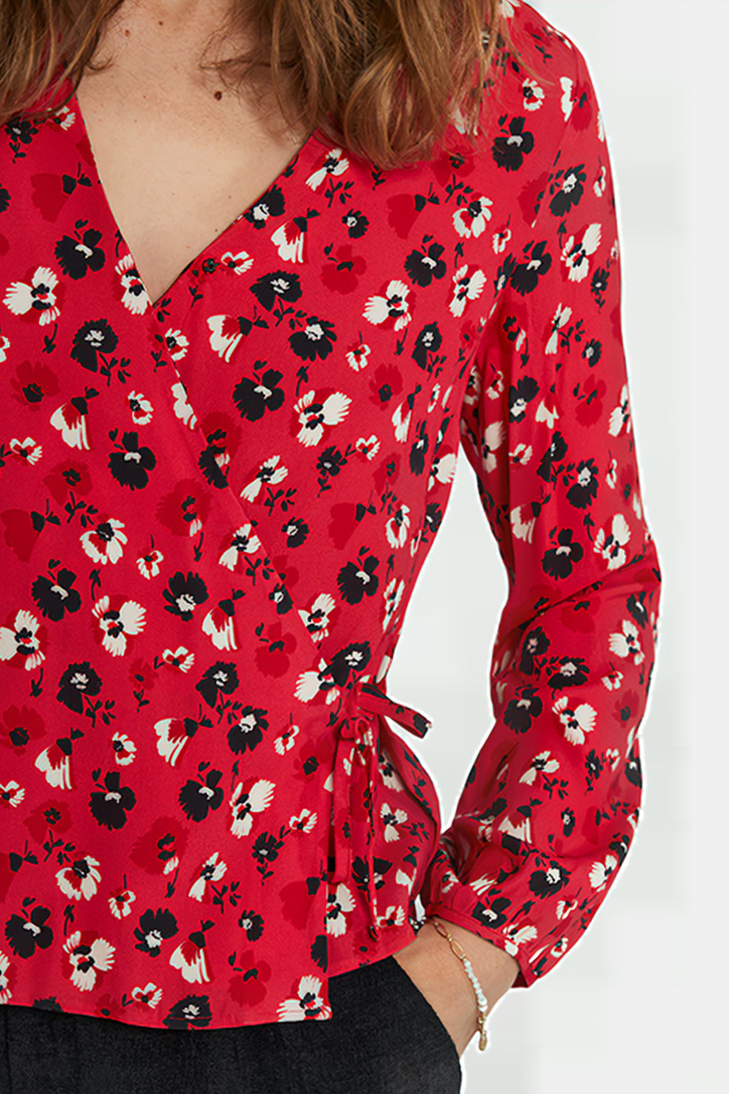 FLASH PINK ROCK FLORAL PRINT BLOUSE 5