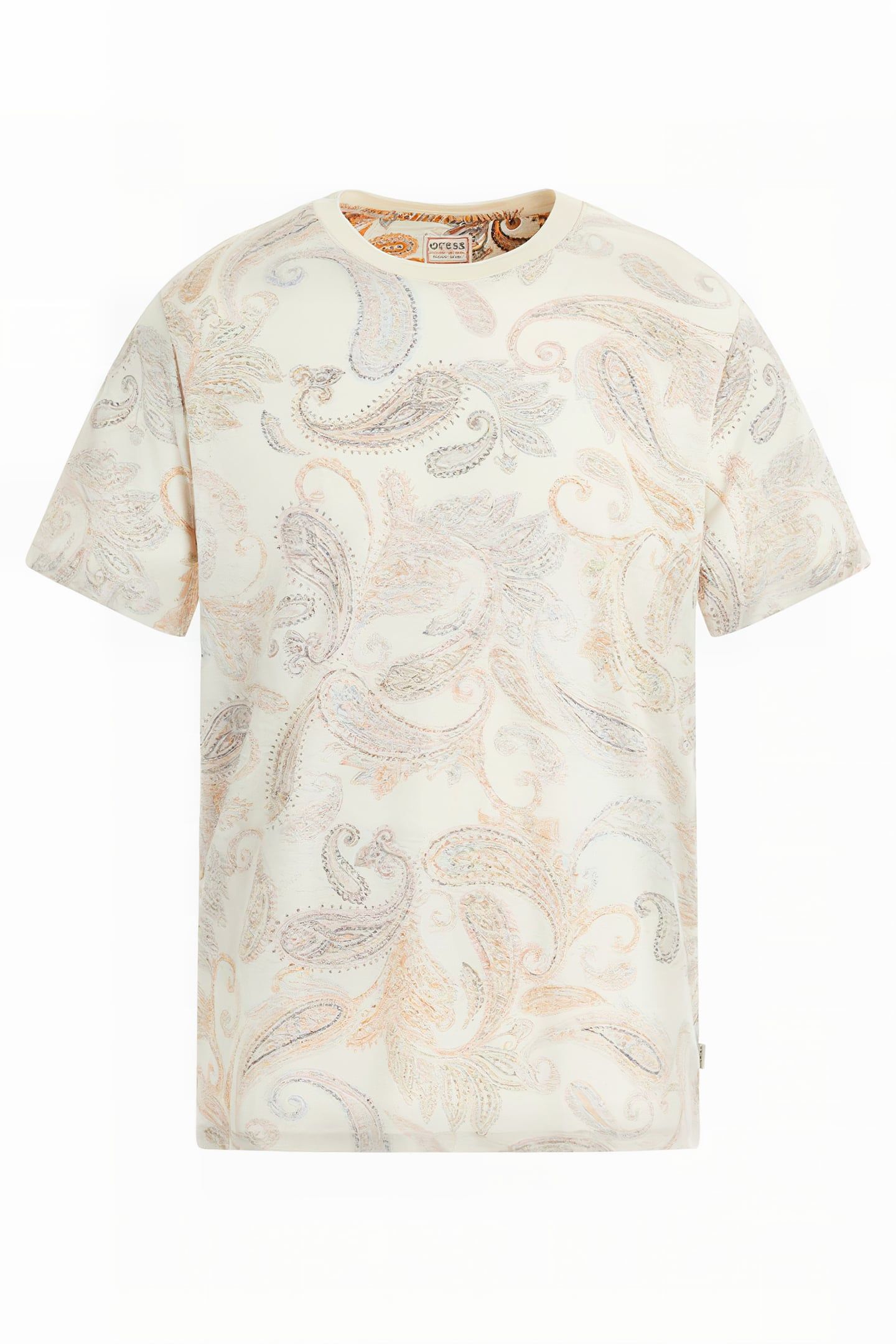 GUESS ECO ECO LINEN BLEND PAIS SALT WHITE MULTI 4