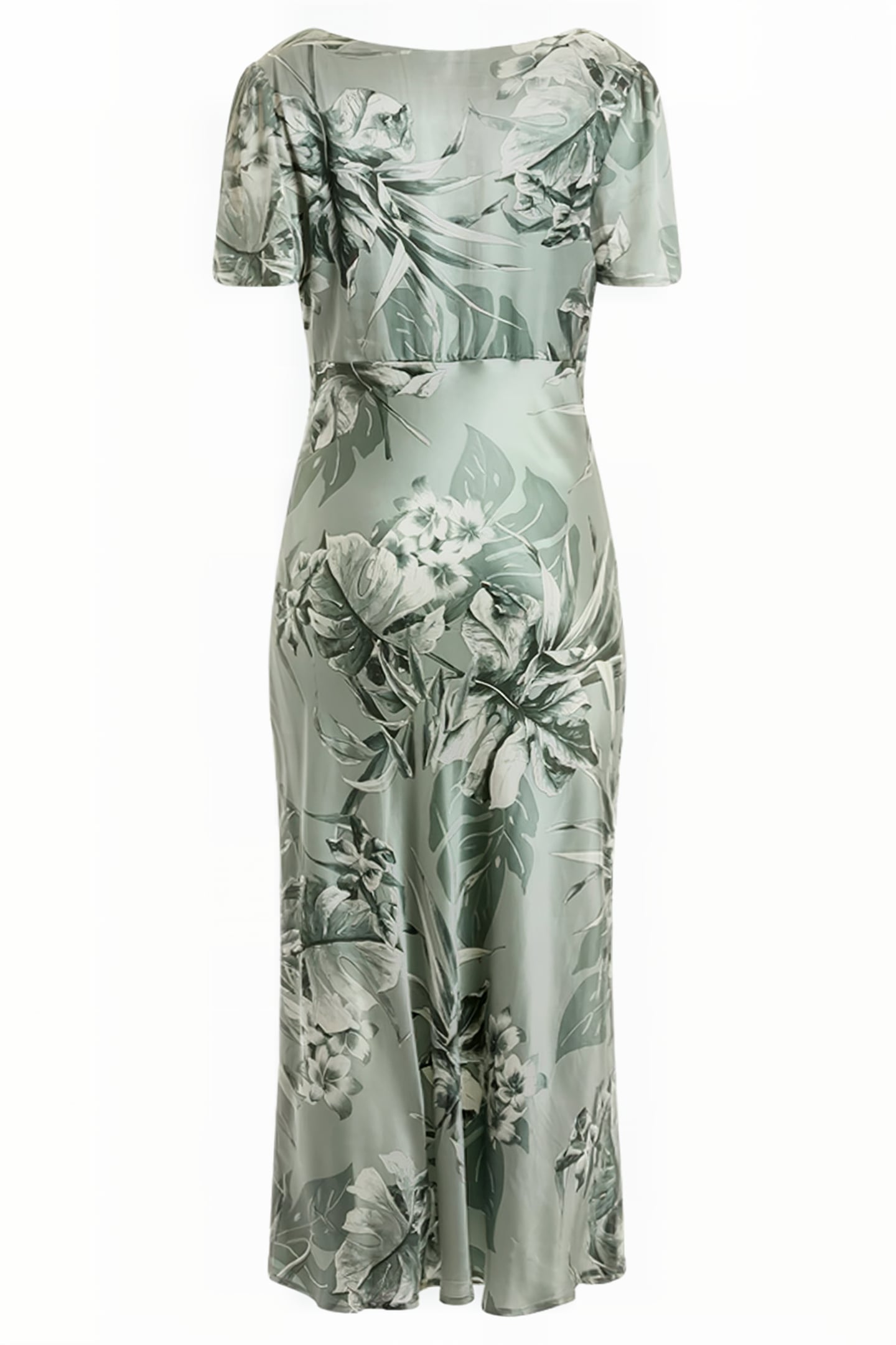 GUESS ECO SS LINDA BOWED SATIN DUSTY FERN JUNGLE PR 2
