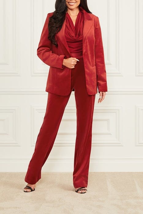 MARCIANO BY GUESS LILLI BLAZER LACQUER RED 3