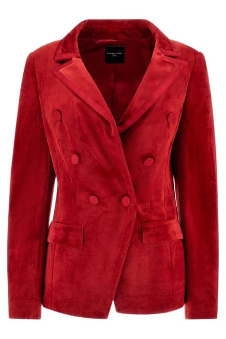 MARCIANO BY GUESS LILLI BLAZER LACQUER RED 4