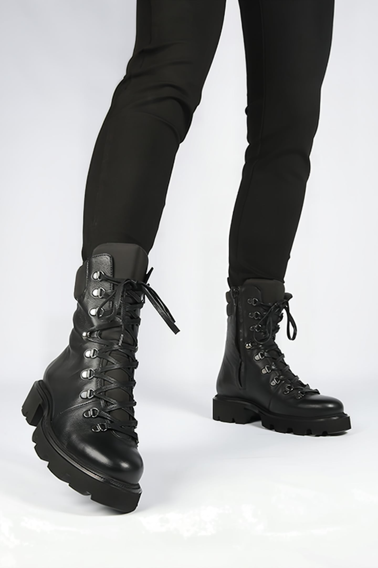 BLACKSTONE - BLAIRE - AL404 BLACK - LACE-UPS 5