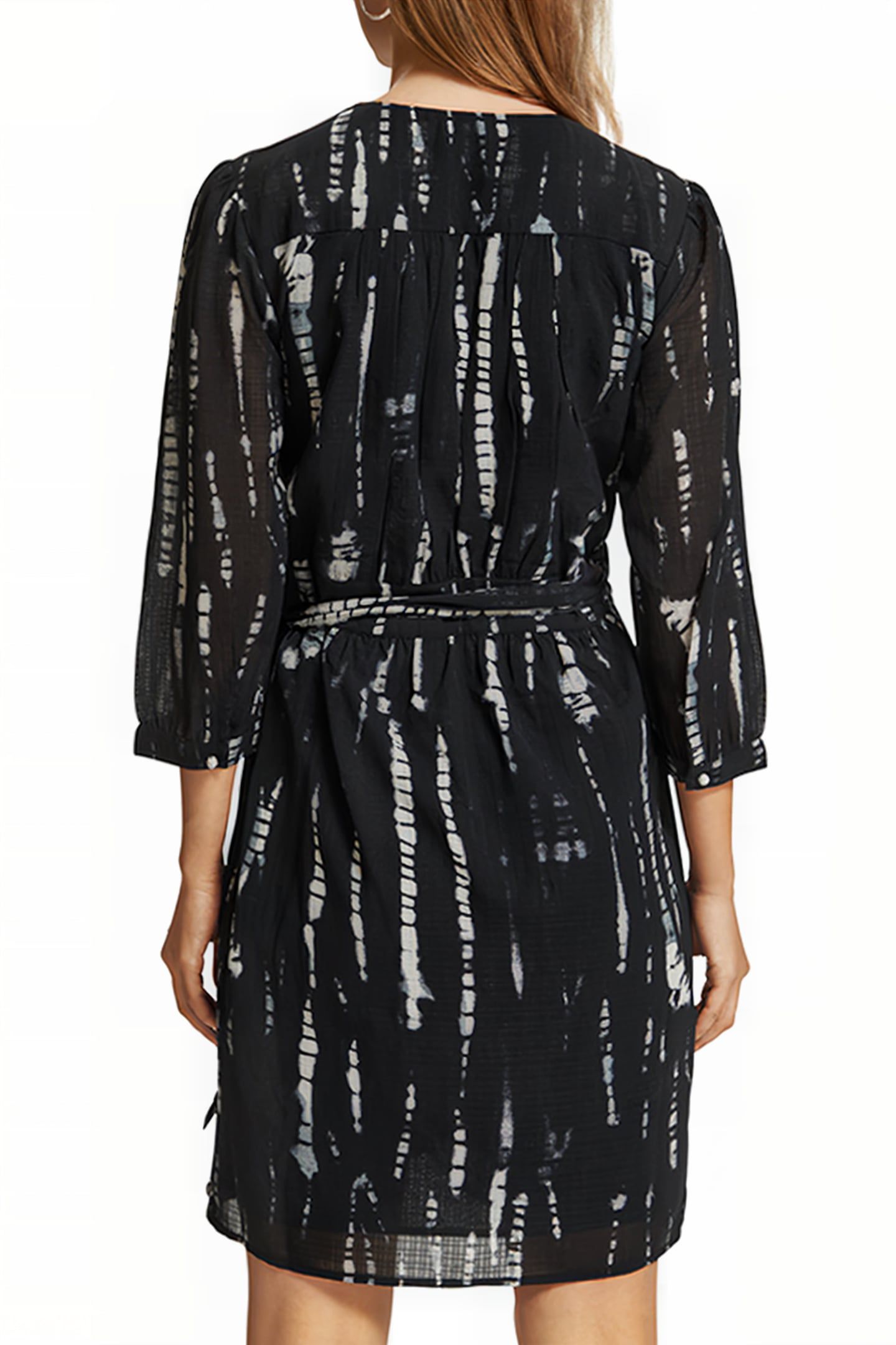 MINI WRAP DRESS TIE DYE ROPE 2