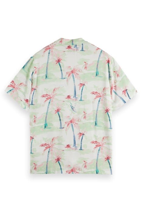 ALLOVER PRINTED VISCOSE SHORT PALMTREE HAWAII AOP 2