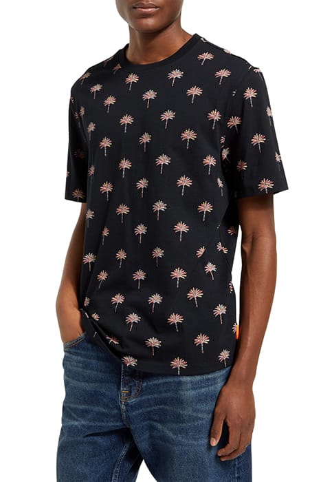 MINI AOP T-SHIRT BLACK 1