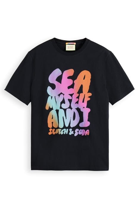 FRONT ARTWORK T-SHIRT BLACK 1