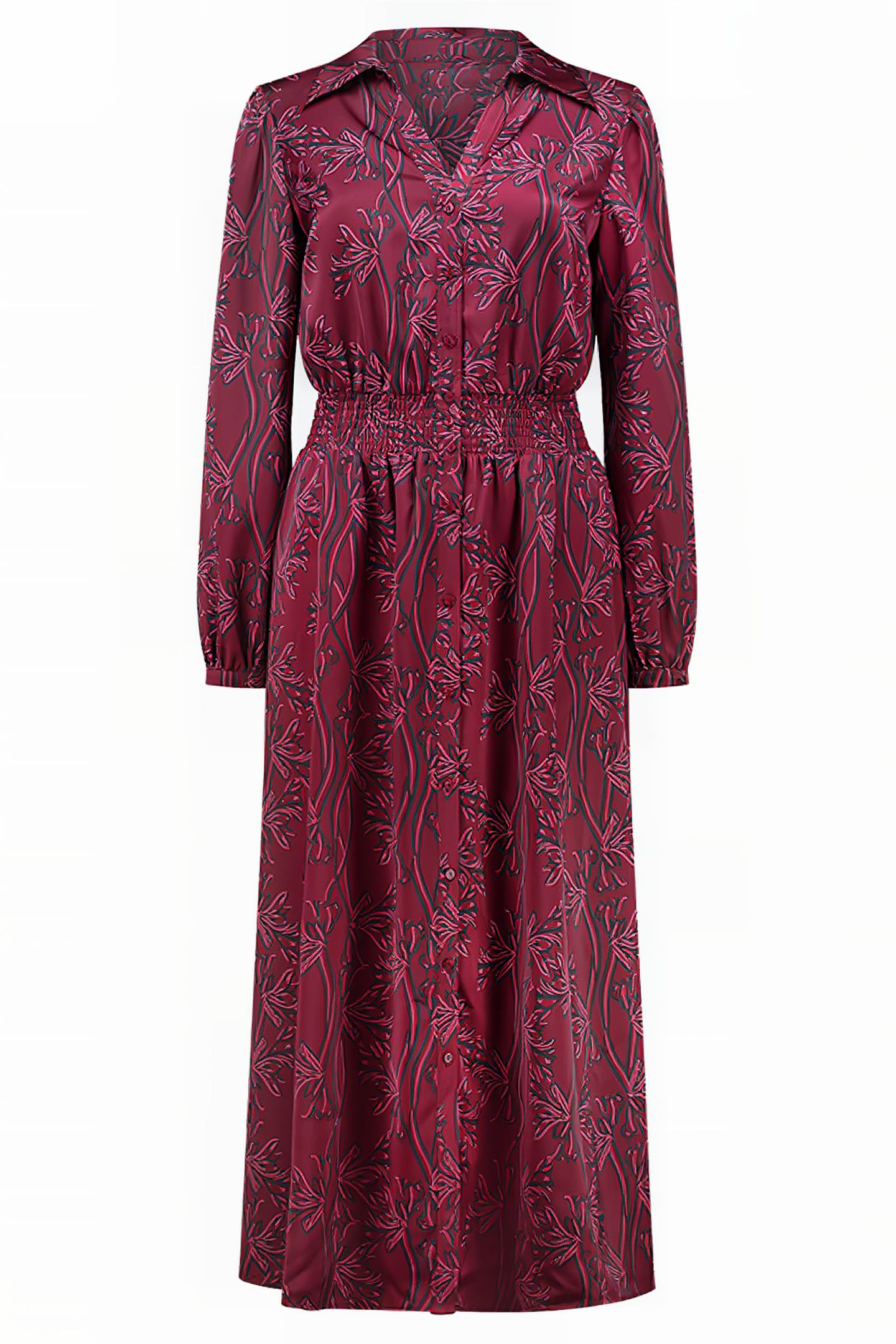 RONO DRESS AMARYLLIS RED 1