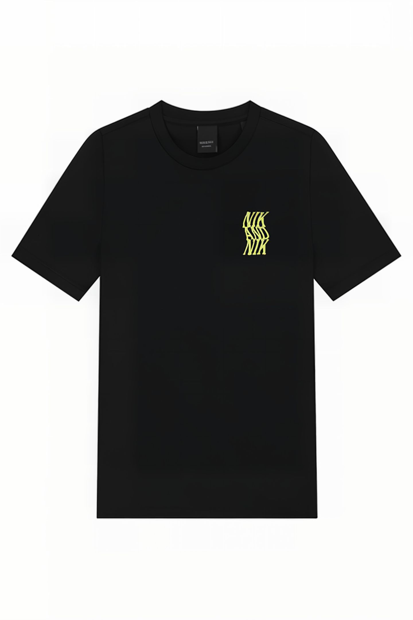 SWIRL LOGO T-SHIRT BLACK 1