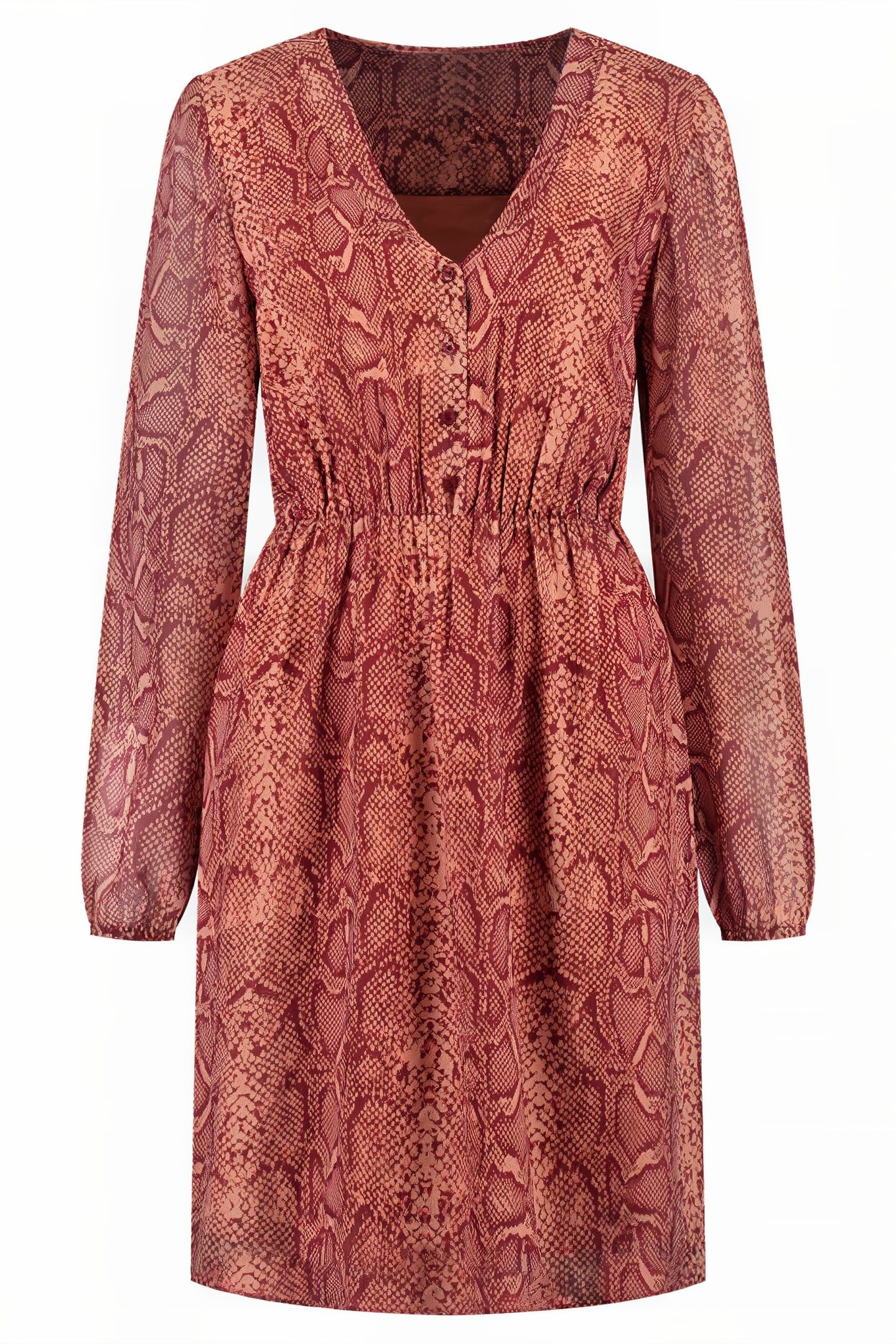 SIENNA SHORT DRESS ROSEWOOD 1