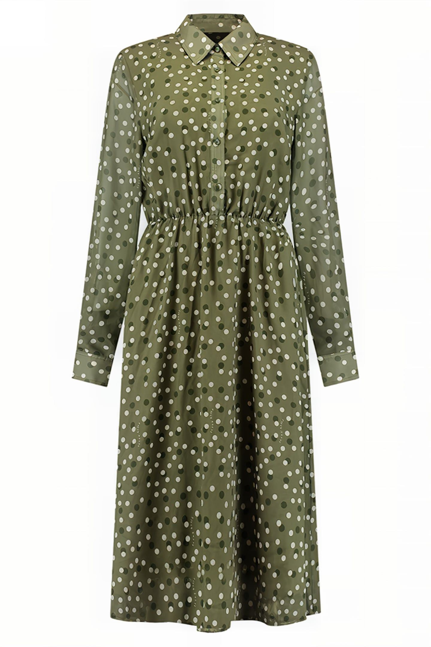SKY DRESS OLIVE GREEN 1