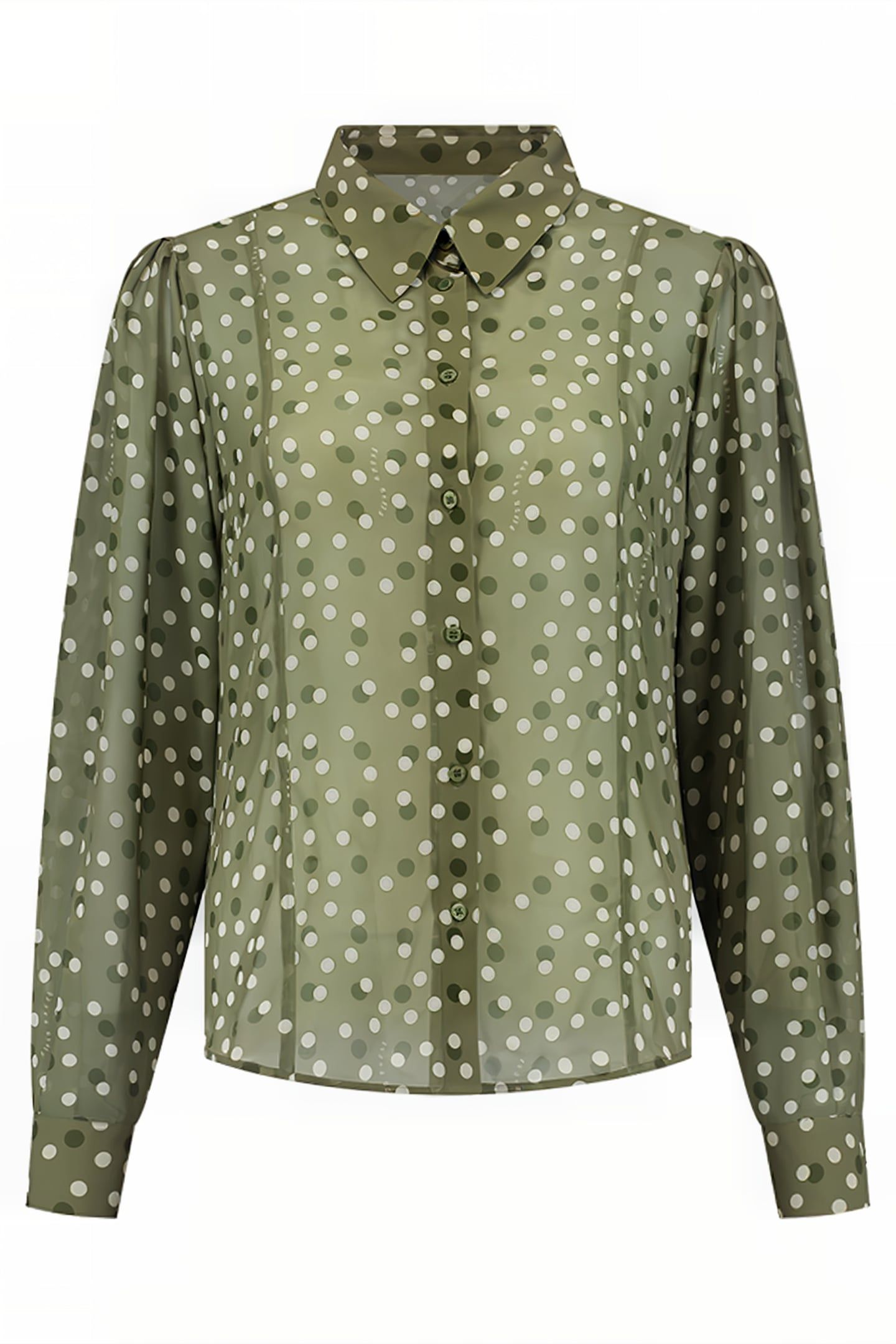 SIENNA BLOUSE OLIVE GREEN 1