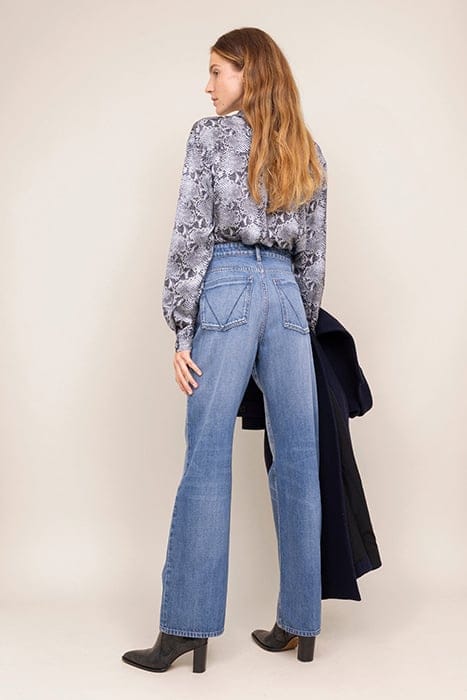 PYTHON DRAPE BACK ECRU/WETGREY/BLACK 3
