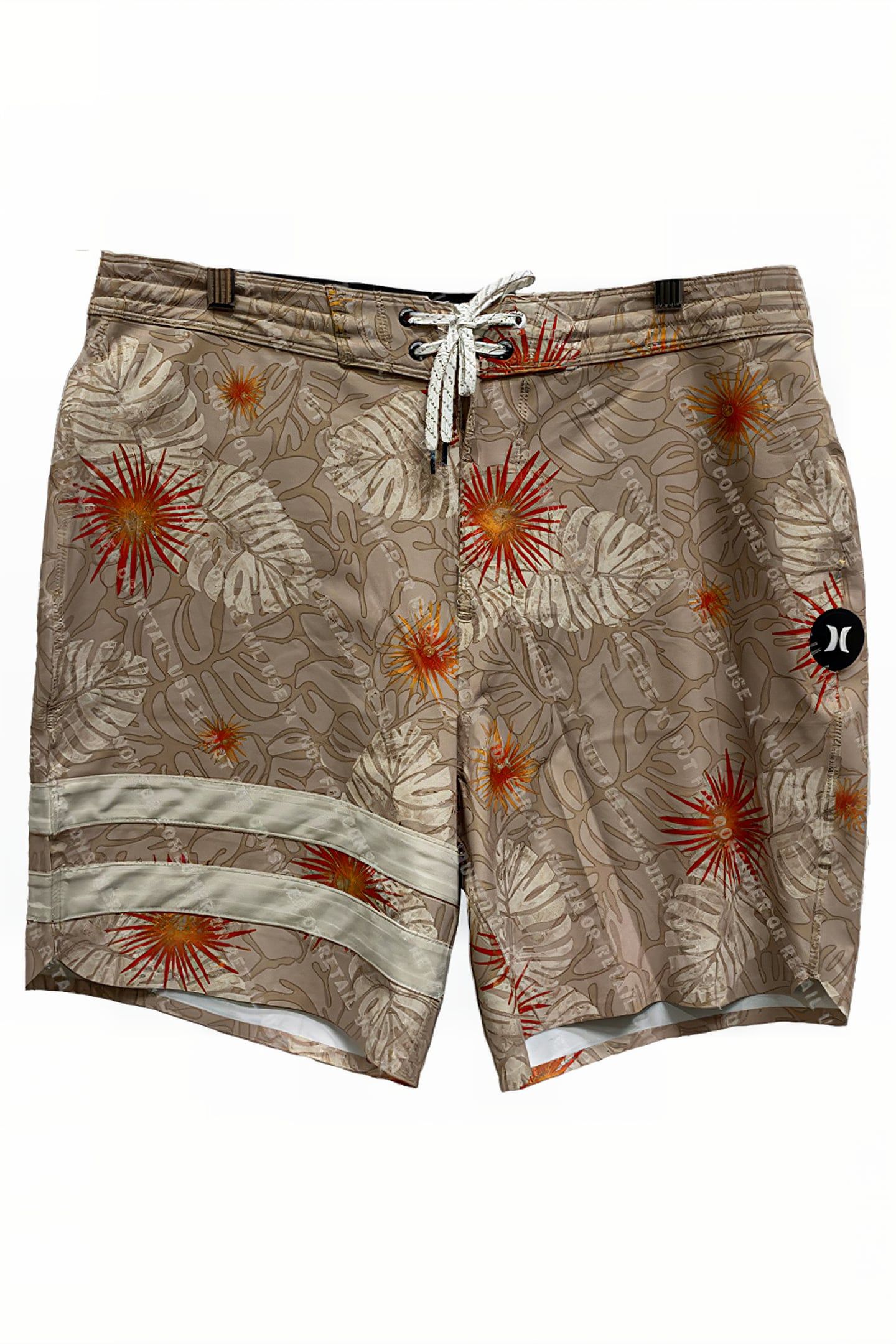 PHNTM BLOCK PARTY RENEGADE 18 BOARDSHORT KHAKI 1