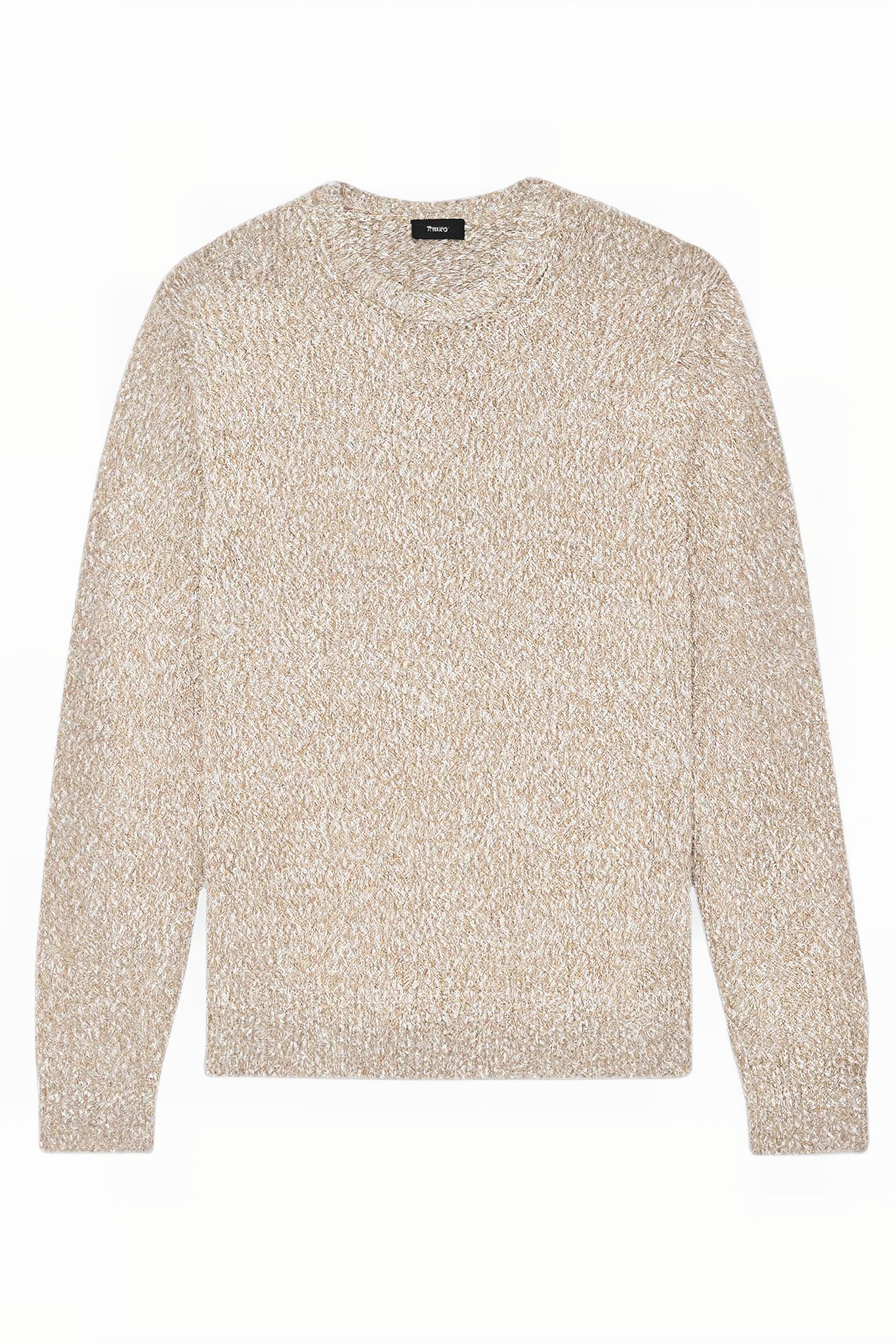 MAUNO CREWNECK SWEATER IN HEATHERED COTTON PUMICE MULTI 2