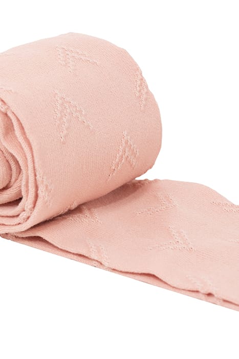 GIRLS’ PINK CHEVRON MOTIF KNIT TIGHTS PINK 3