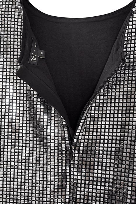 GIRLS’ SILVER GREY SQUARE SEQUIN DRESS GREY 3